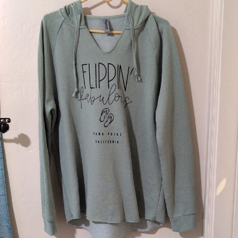 Flippin Fabulous Women's Green Hoodie